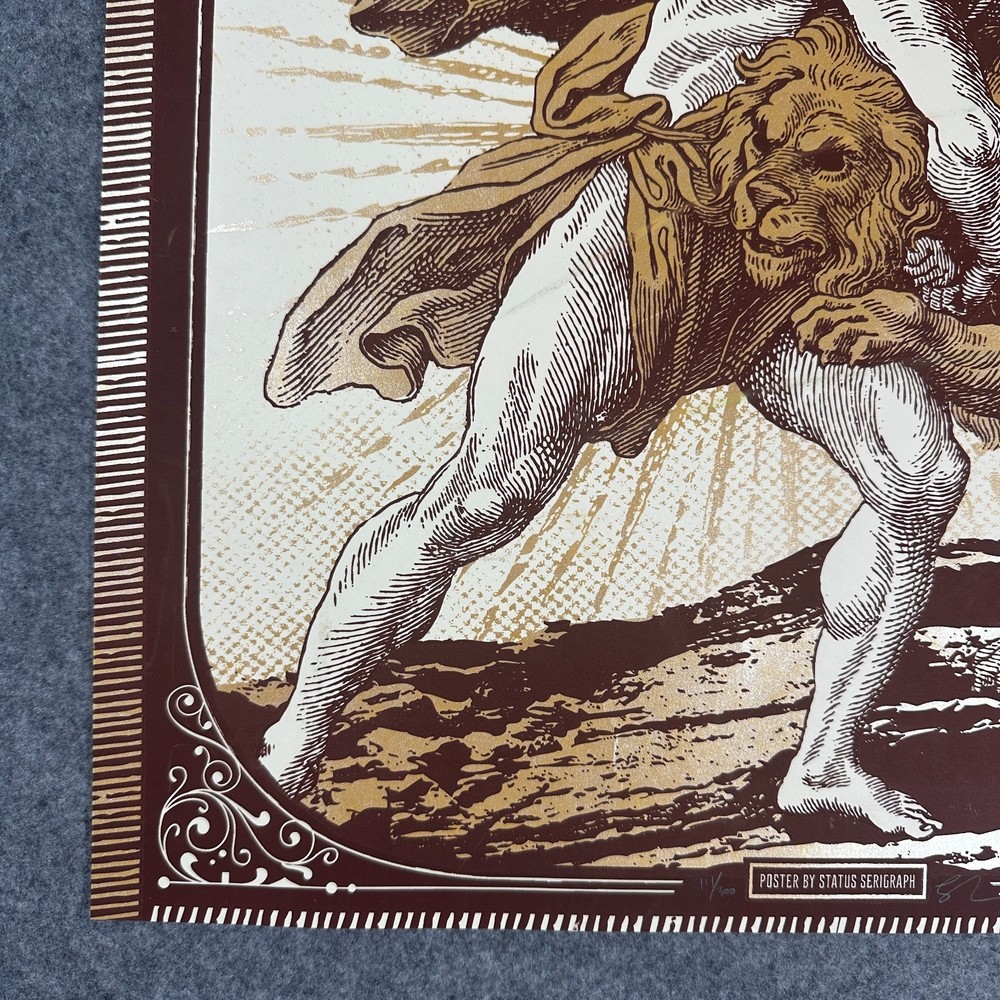 Avett Brothers Red Rocks Colorado 2012 Poster #111/300 Signed By Justin Helton