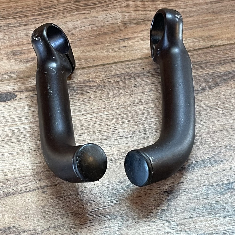 Profile Design Short Bend Black Anodized Bar Ends