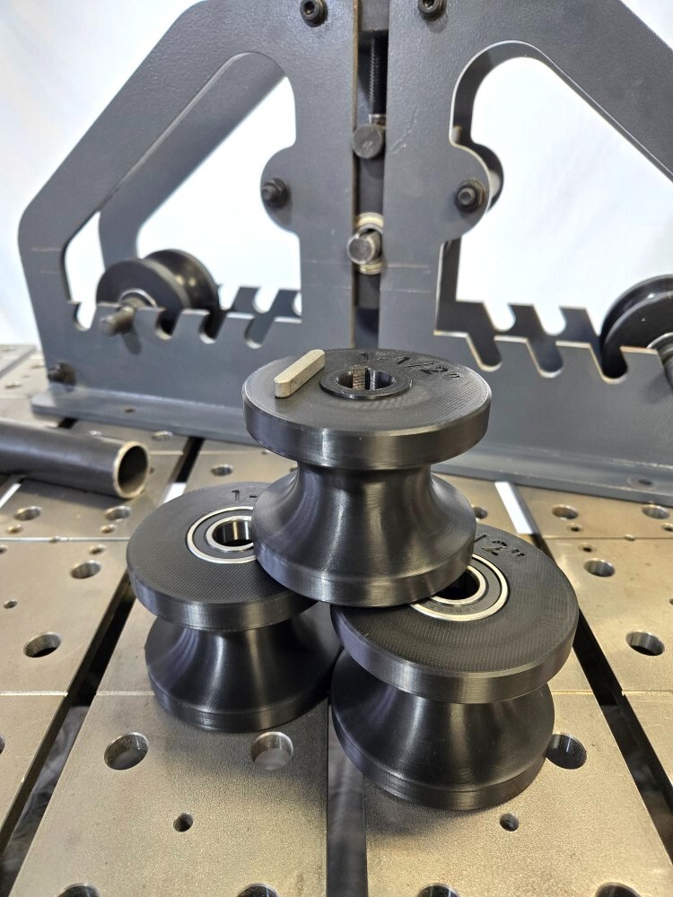 TR60 Tube Roller Dies, 1-1/4” Round Tubing for TR-60 Bender, Full Set