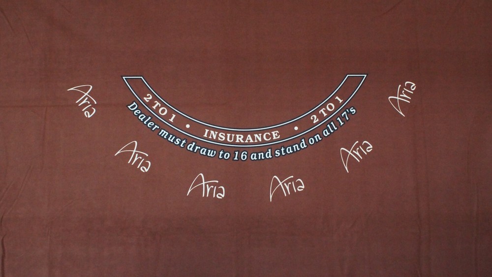 Aria casino table layout