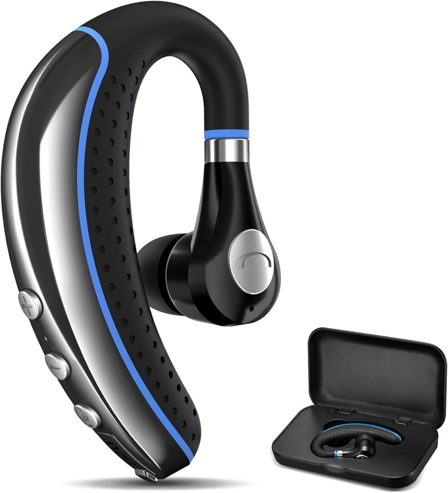 Bluetooth Headset, Wireless Earpiece V5.0 Ultralight Black