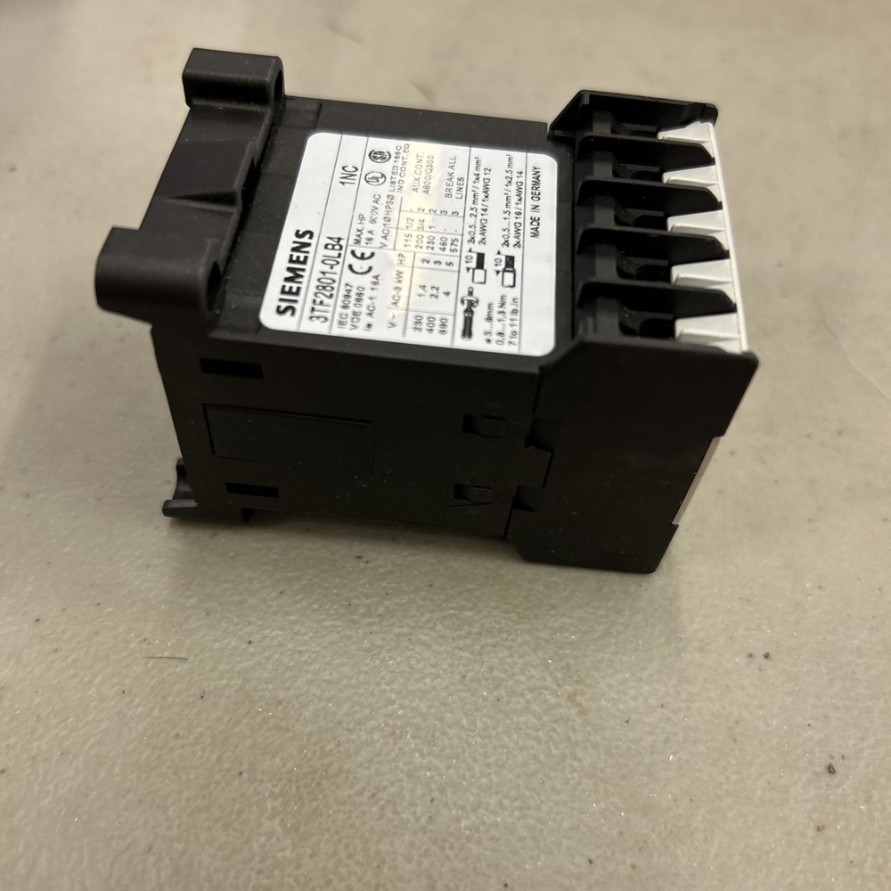 Siemens Contactor 3TF2801-0LB4