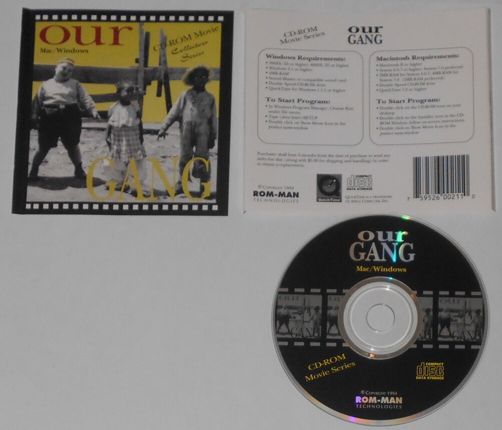 Our Gang - U.S. cd rom