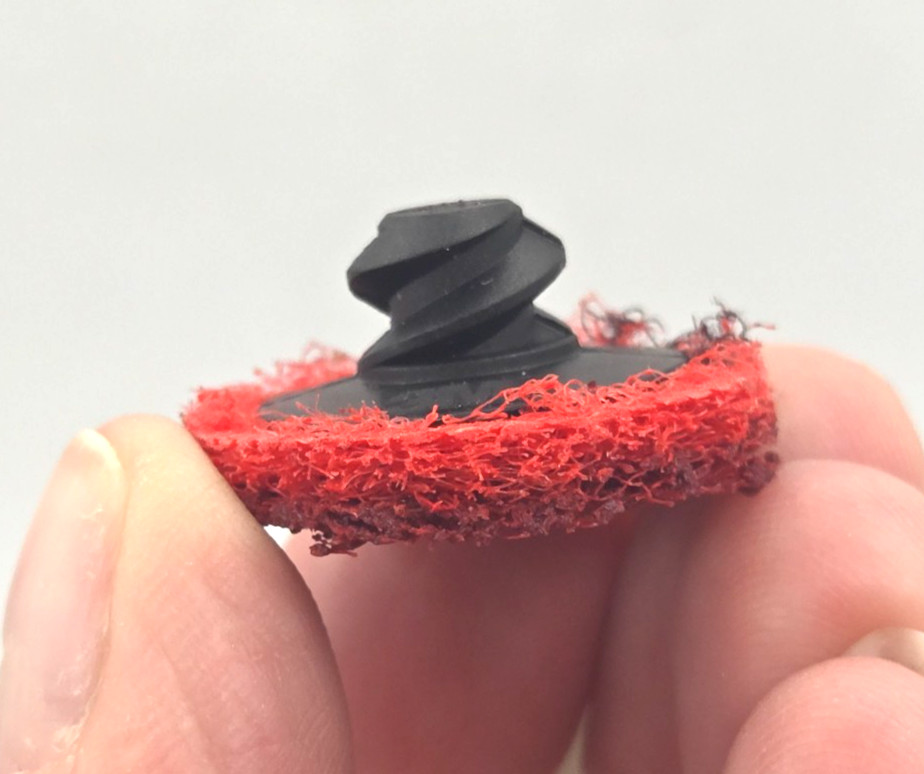 50/Box 3M 1” Scotch-Brite ROLOC 89321 Medium Red Precision Conditioning Disc