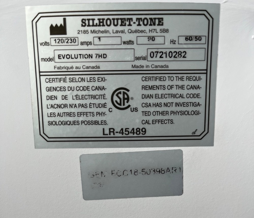 Silhouet-Tone Evolution 7 Sequential HD Electrolysis Machine – Pro Use – Galvani