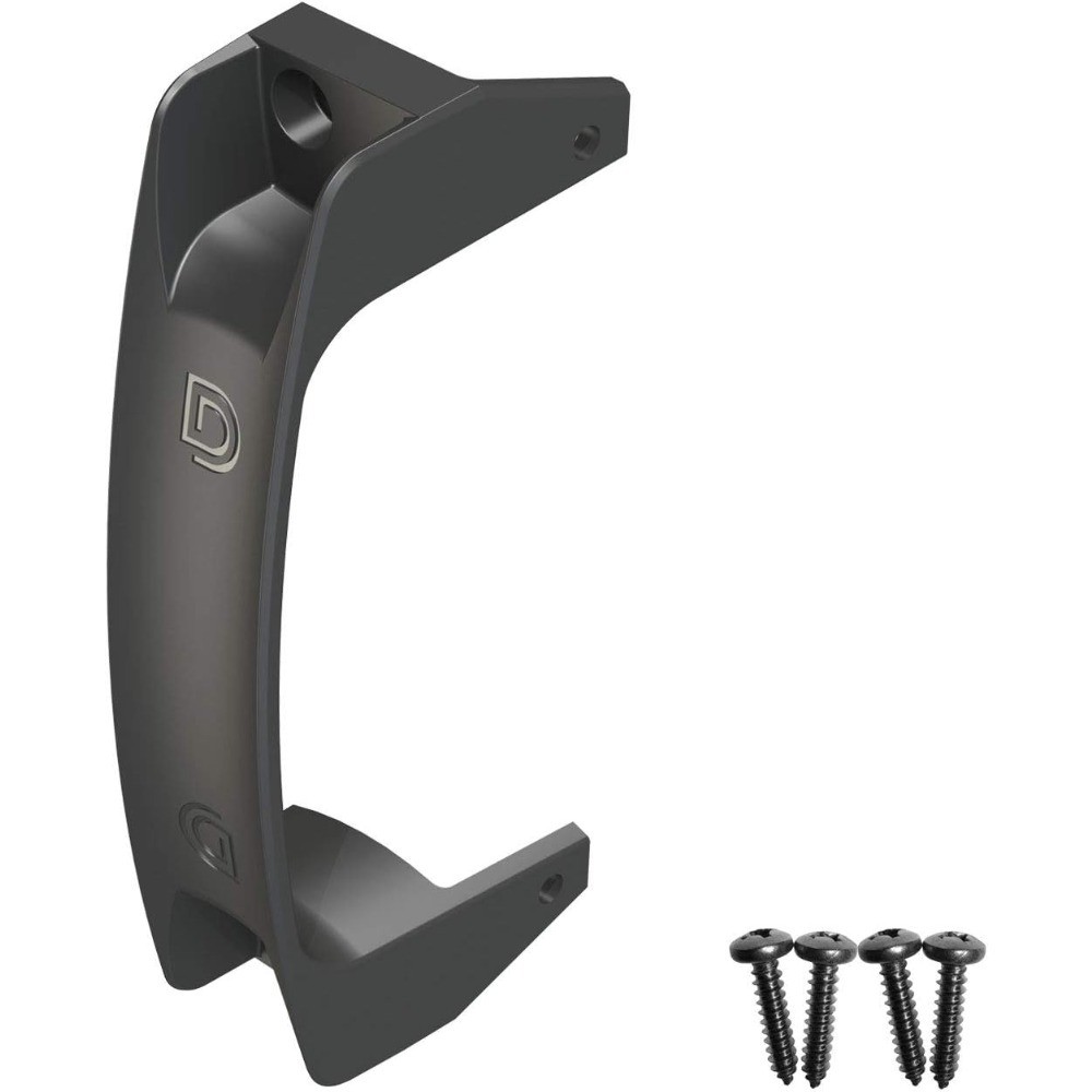 Reversible Gate Handle for Left or Right Hand Installation Side Fixing Legs for