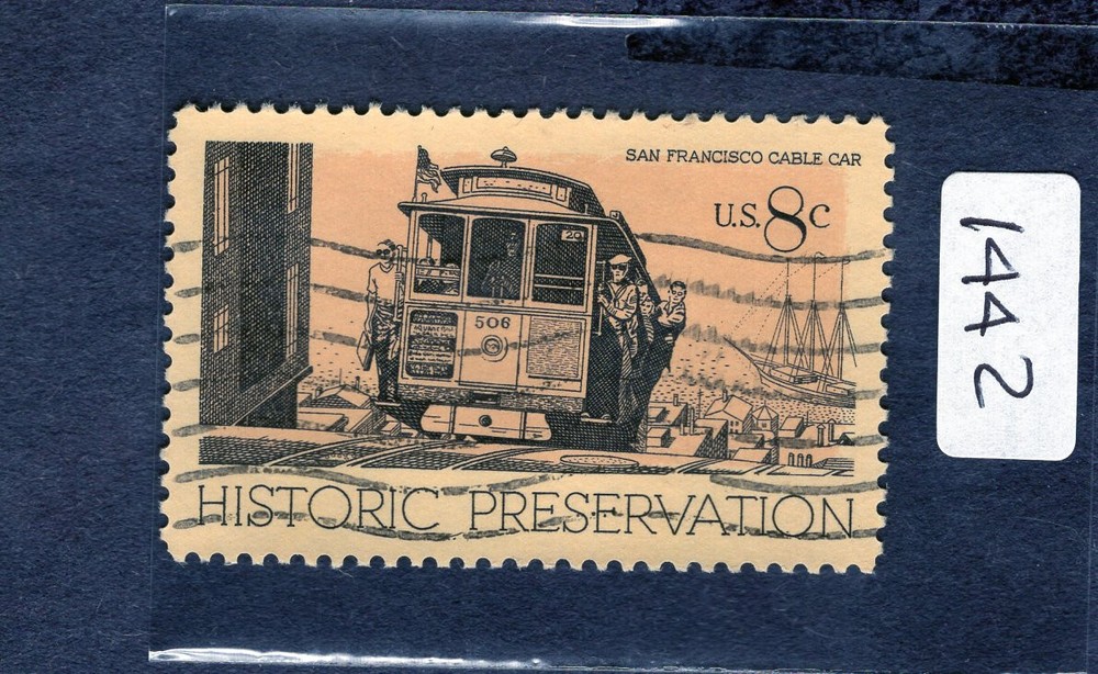 1971 Stamp #1442  Cable Car Used