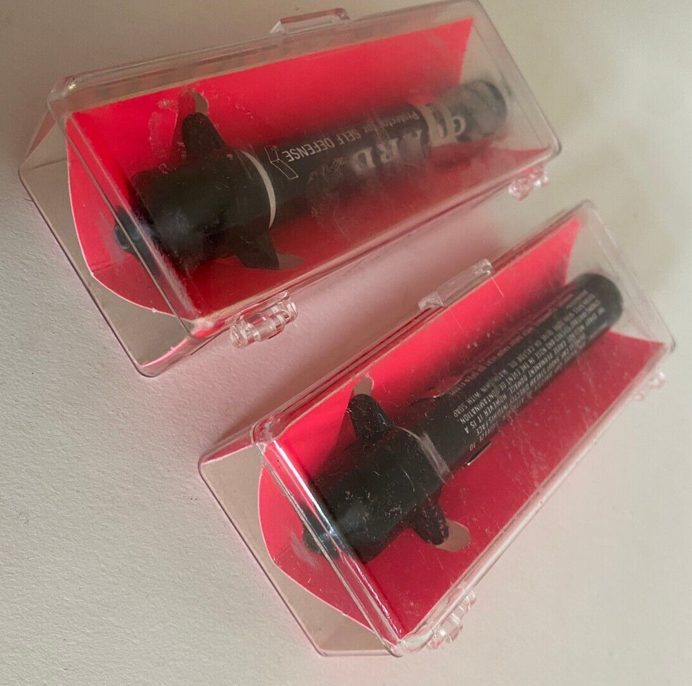 Vintage On Guard Push-Button Protector for Self Defense Spray Pepper