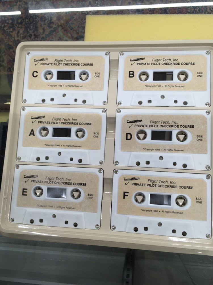 Private Pilot Check Ride Course by Flight Tech (12 cassettes) c5