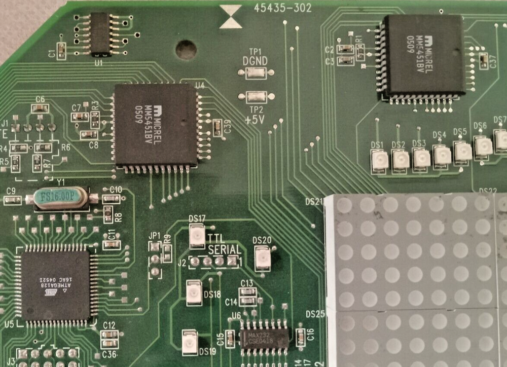 Precor Upper Console Display Circuit Board