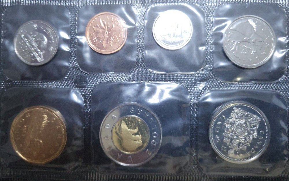 🇨🇦 Uncirculated 2003 WP Set Plio New Effigy Special Edition Canada