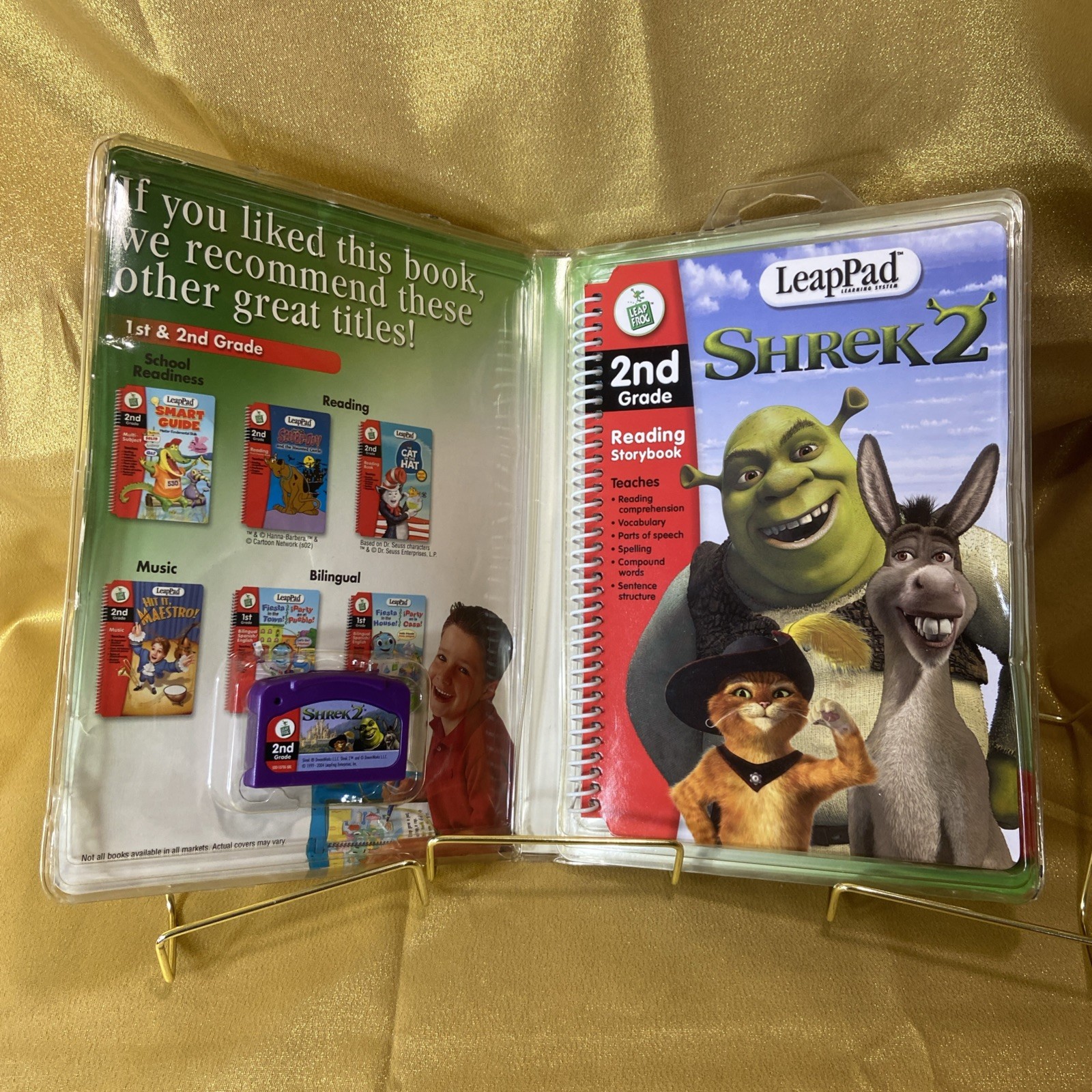 LeapFrog LeapPad / Spongebob Squarepants / Shrek 2 / Books and Cartridges 2003