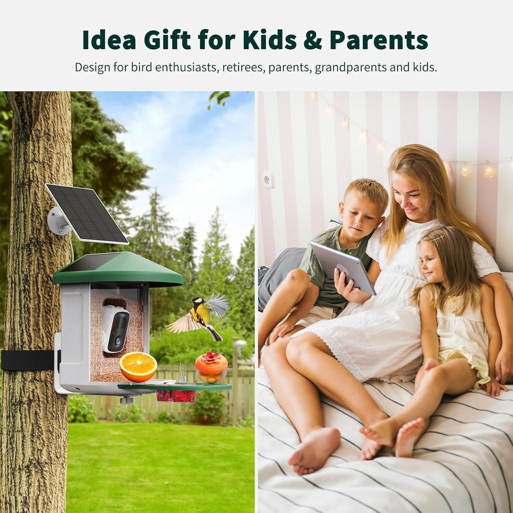 Smart Birdhouse Camera with Arrival Notifications