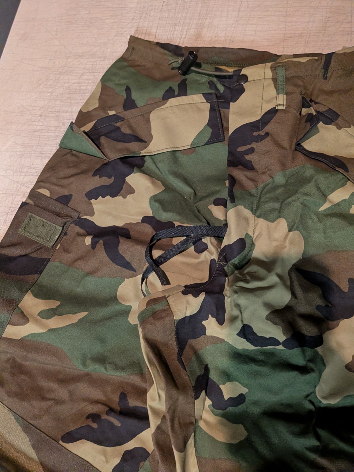 Military Cold/Wet Weather Trouser Woodland BDU Gore-Tex Pants Small/Regular