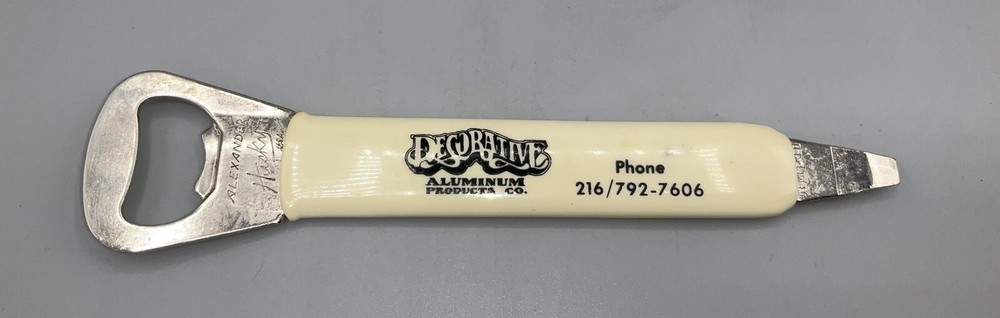 Vtg Alexander Husky Multi-Function Bottle Opener/Tab Lifter Advertising Sample