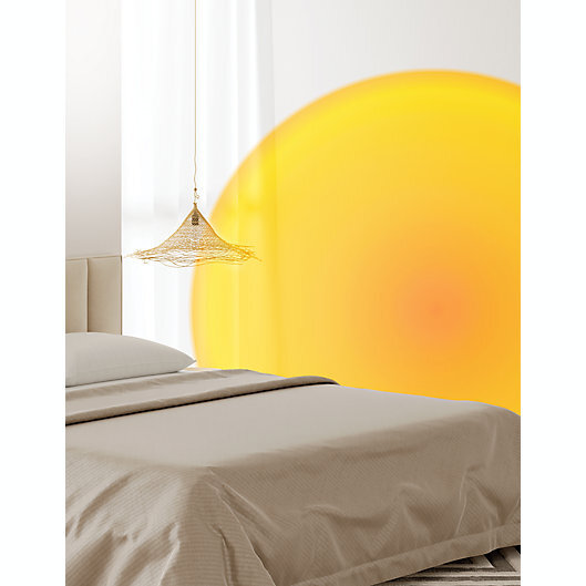 Brilliant Ideas Sunset Projection LED Table Lamp in Black