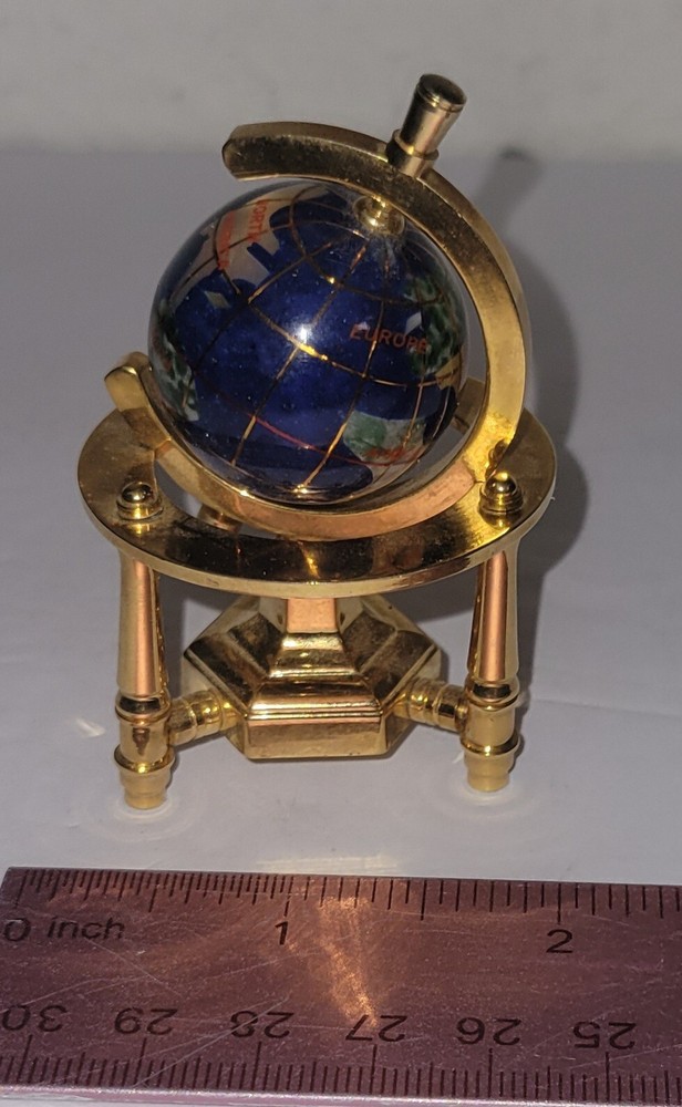 Mini Brass Globe As/Is