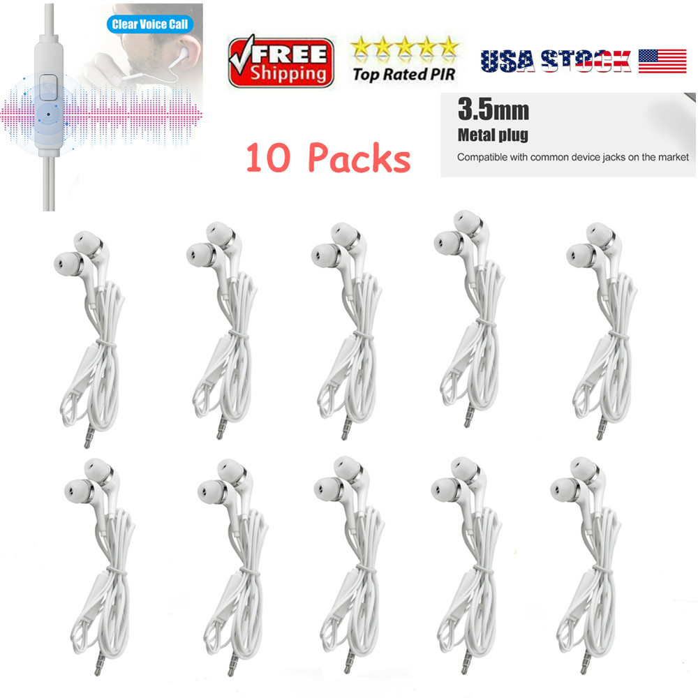 10X Single Button Universal Headphone Control Key Replacement Accessory Headset