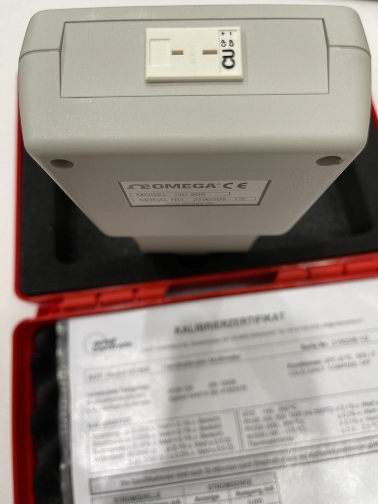 New Omega OC505 Multifunction Process Calibrator with optional Data Logger.