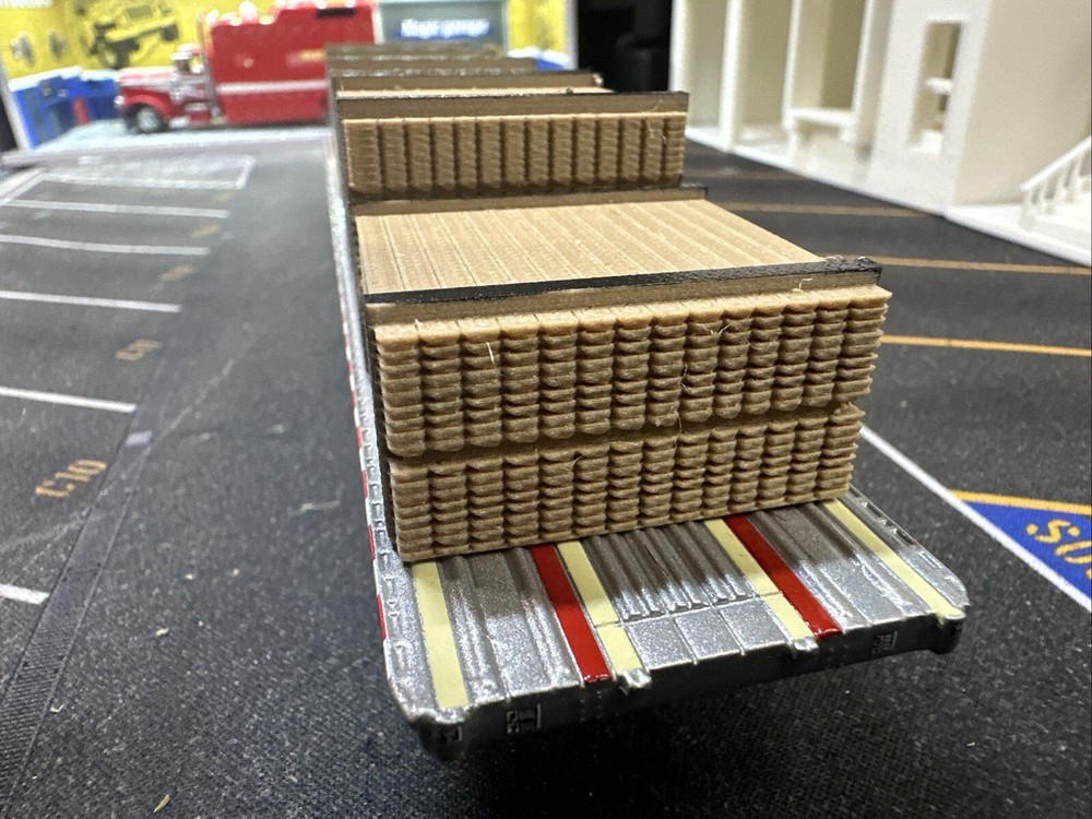 1/64 DCP Wood Lumber Load for Flatbed Trailer