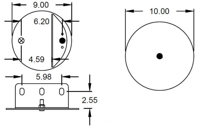 Pair of Air Spring Bag for Mack Replace 57QL414M 3645Q27 20755320 W01-358-9375