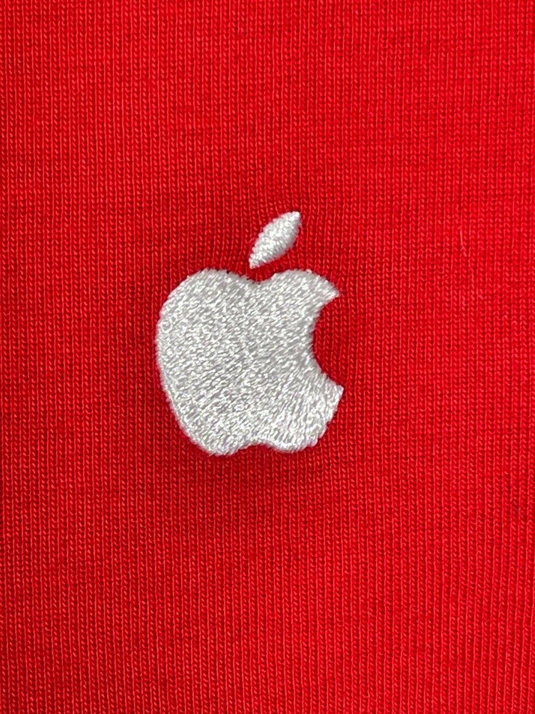 Apple Store Employee Red 1/4 Zip Pullover Jacket Women's SMALL
