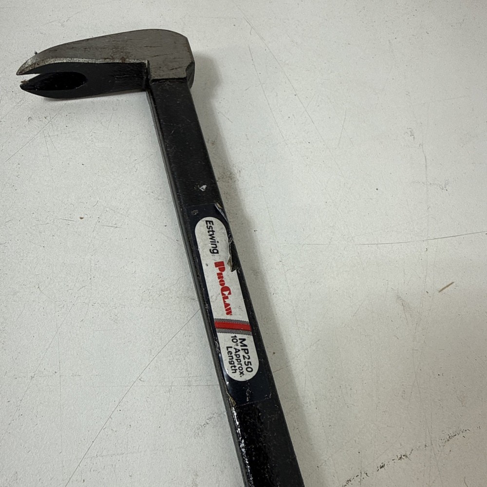 Estwing MP250G 10" Pro Claw Moulding Puller Flat Bar