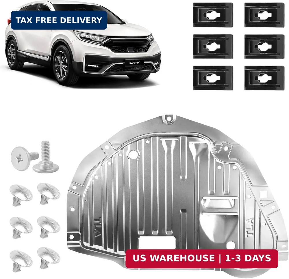 Engine Splash Shield Guard Compatible with CRV 2017-2022, Under Engine Cover Lid