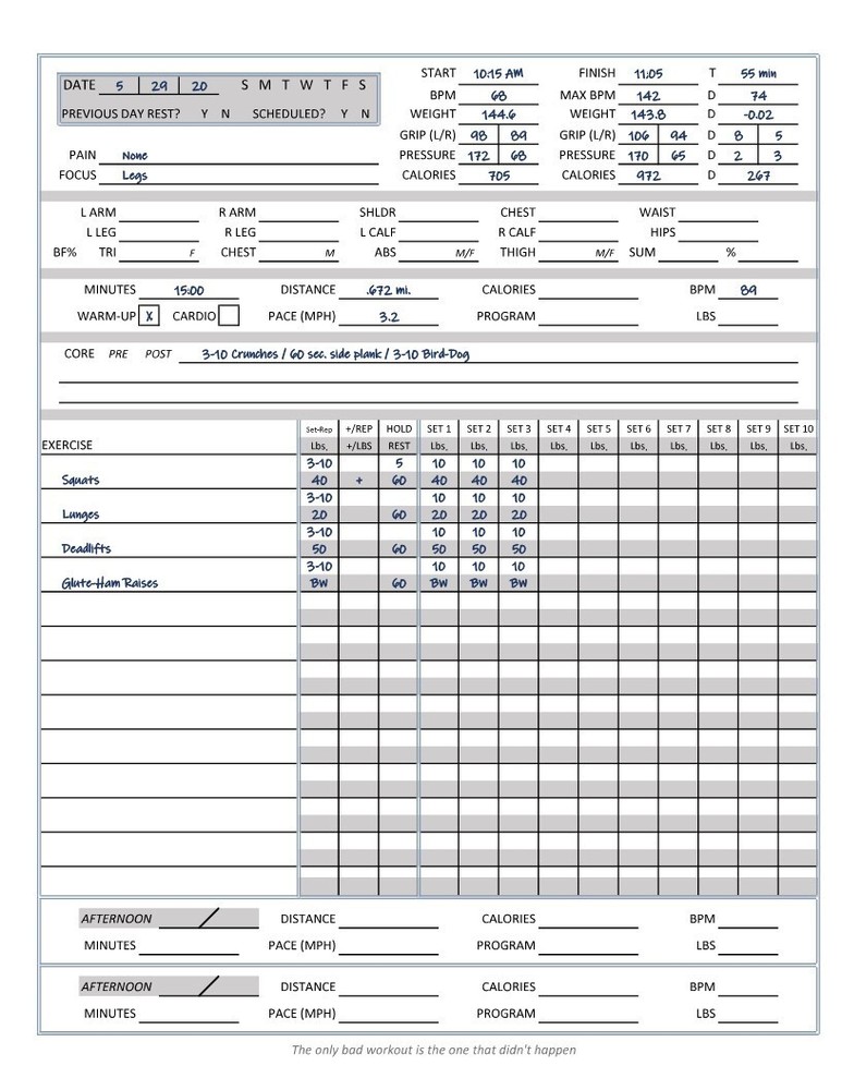Ultimate Edition Fitness Journal, Workout Record, Progress Tracker, Diary