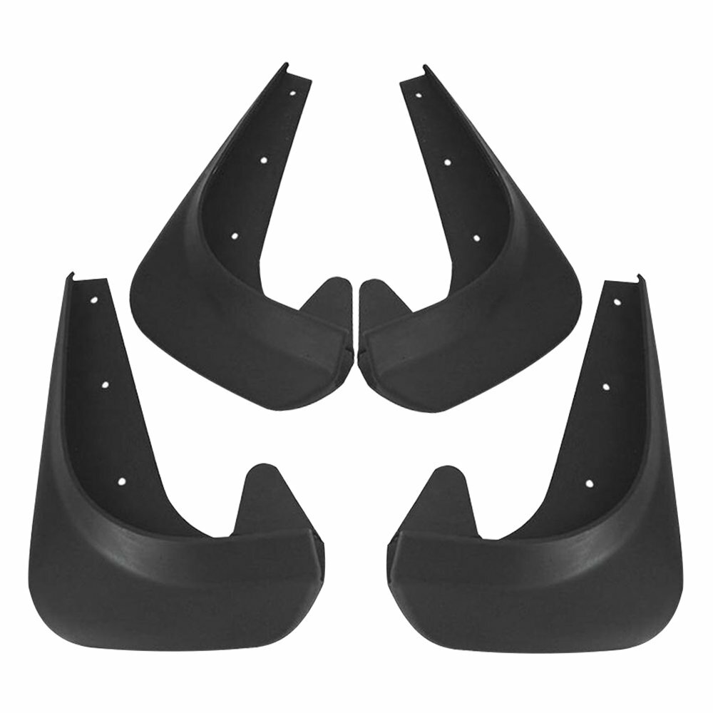Universal Car Mud Flaps Splash Guards for Front or Rear (Hardware Included) 4pcs