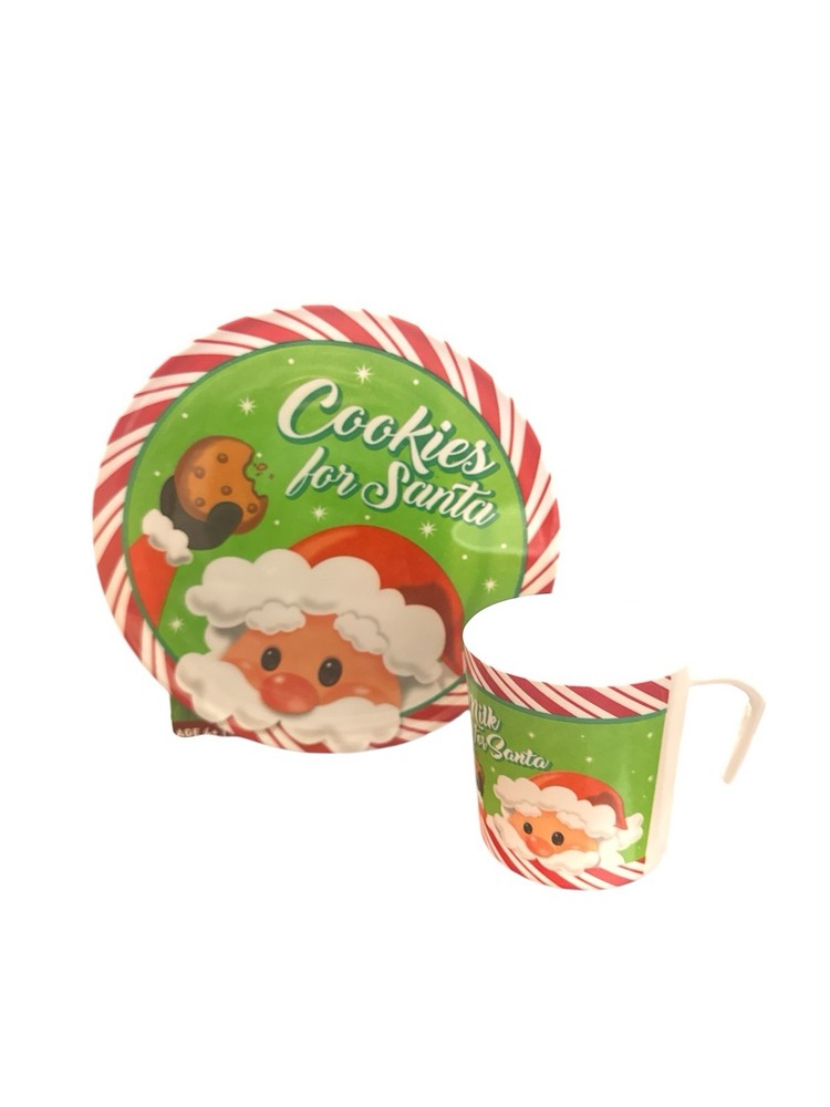 Christmas Plate And Cup Kids