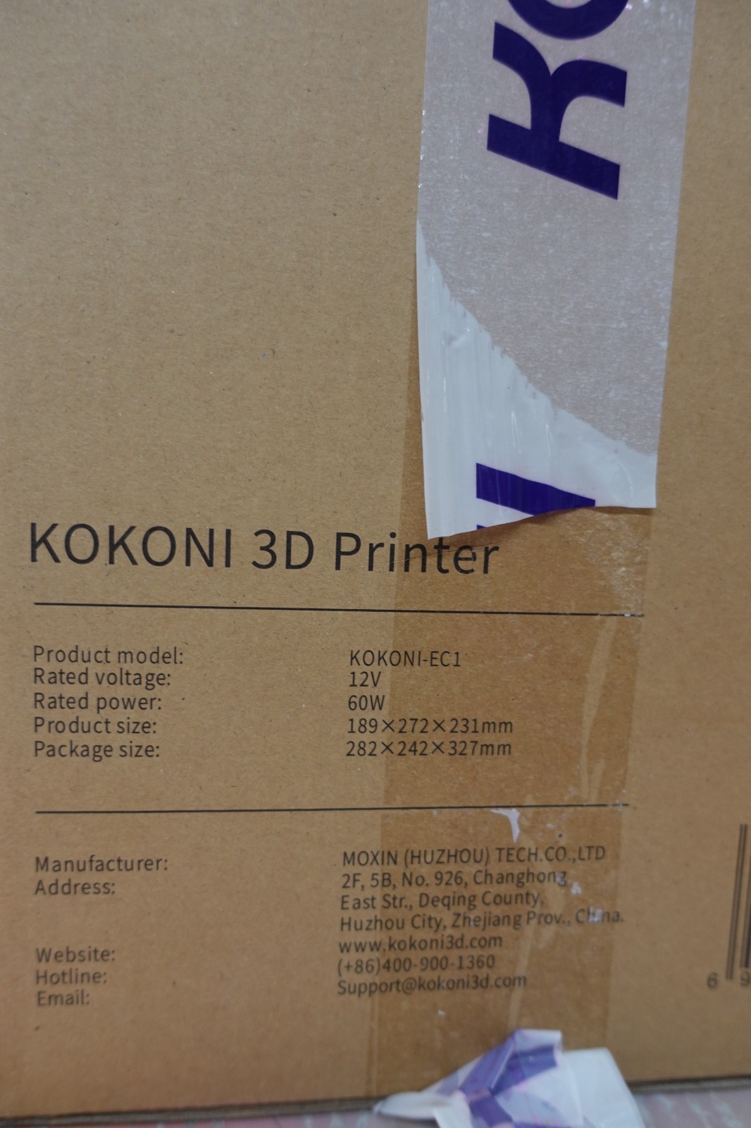 KOKONI EC1 Plug and Play Wireless Control 3D Printer