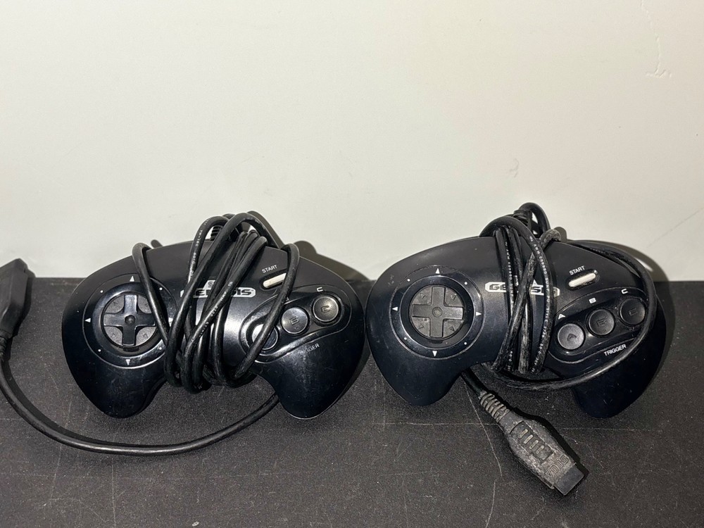 Sega Genesis Model 2 Console Bundle - Tested & Working - 2 Controllers & Cables