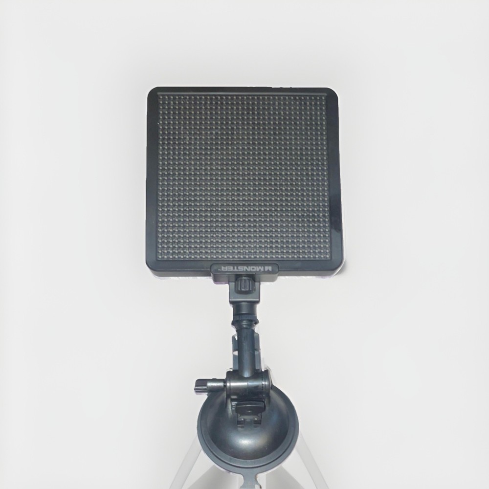 MONSTER LED Studio Continuous Lighting Unit Black with Stand and Power Cable