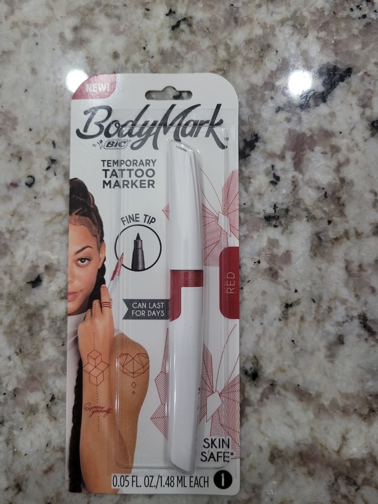Bic BodyMark Temporary Tattoo Marker - Red