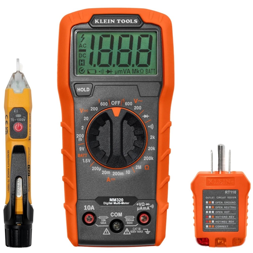 Professional Multimeter Kit with Non-Contact Voltage Tester