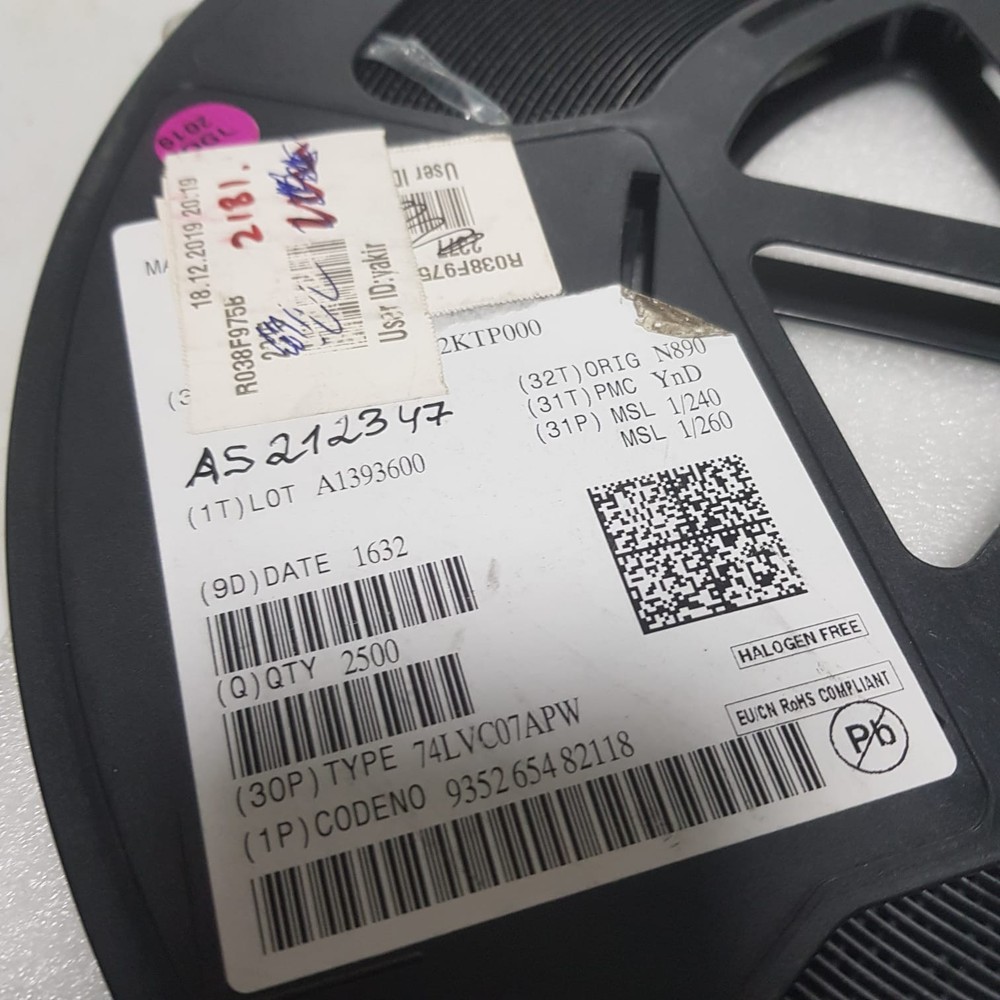 ORIGINAL NXP 74LVC07PW OPEN BUFFER QTTY : 2181 PCS