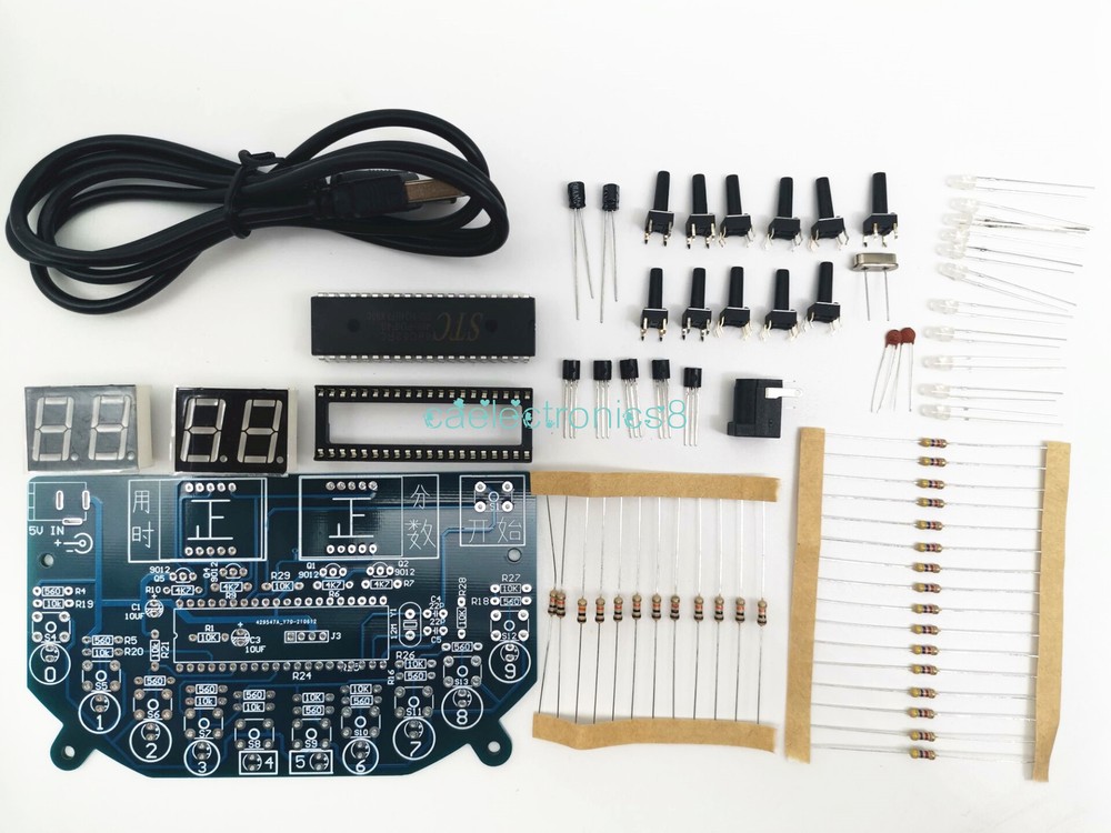 51 MCU Memory Exerciser Electronic DIY Production Board Soldering Practice