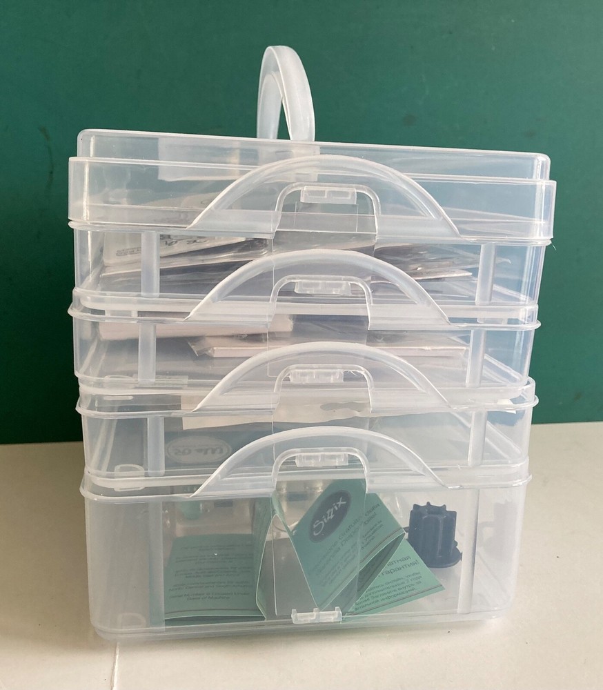 Sizzix Lot and Stackable 4 Tray Carry Around Organizer