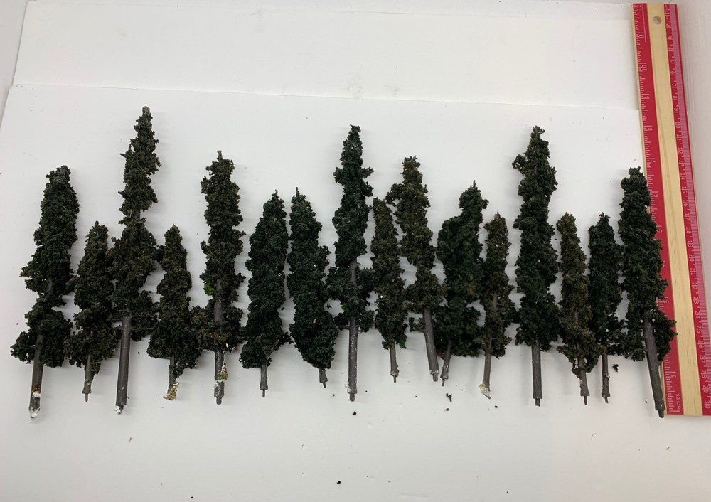 Trees Artificial Tree Lotto 16 Pcs Misc 6"- 8" For Layout