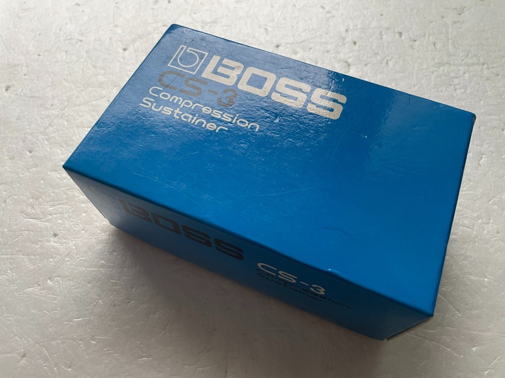 Boss CS-3 Compressor Sustainer Guitar Effect Pedal with Original Box