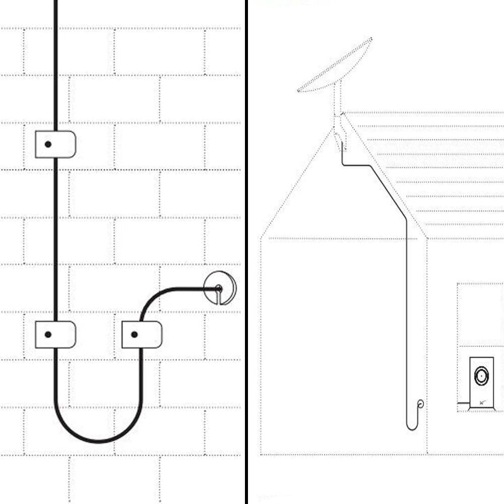 Starlink Cable Mounting Kit, Starlink Cable Routing Kit