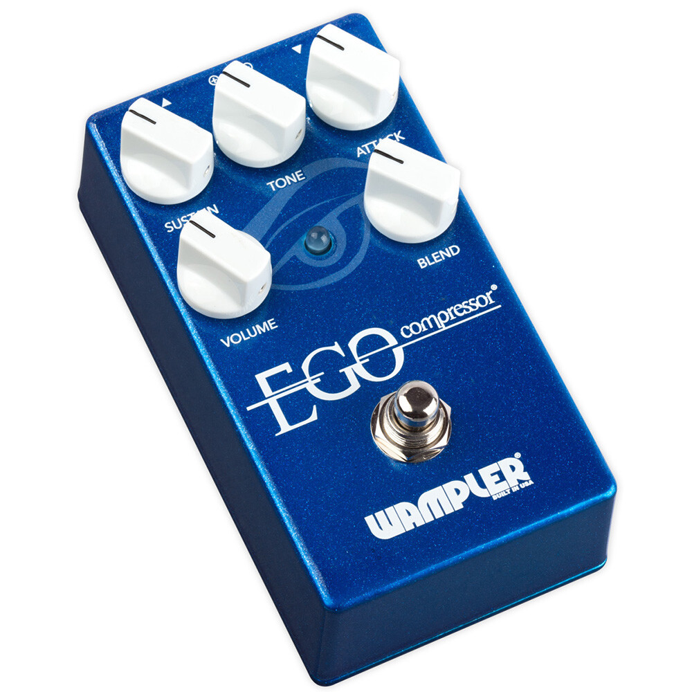 Wampler Ego Compressor Guitar Effects Pedal (Version 2) w/ Patch Cables