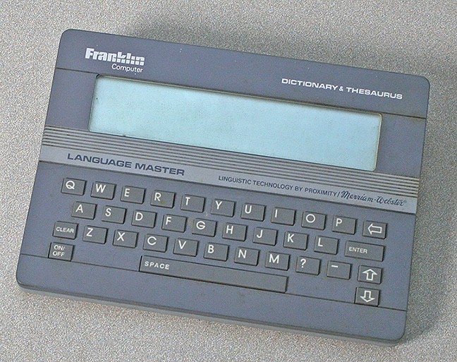 Franklin Computer Language Master Electronic Dictionary Thesaurus LM-2000