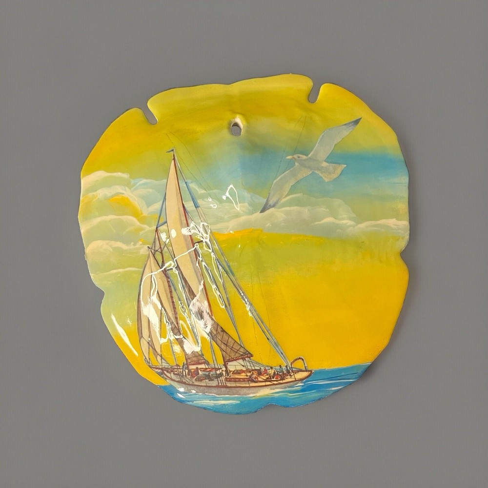 Hand painted Sanddollar