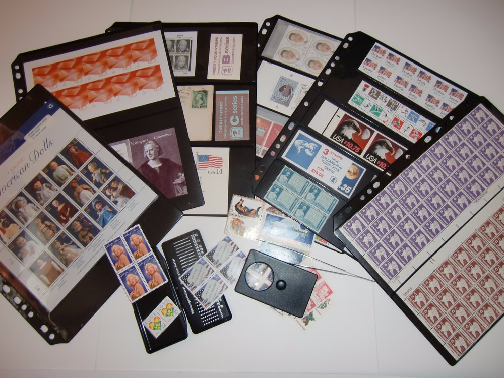 **ANCHOR 100 New Stock Pages 2S (2-Rows) Black Sheets/ Double Sided....