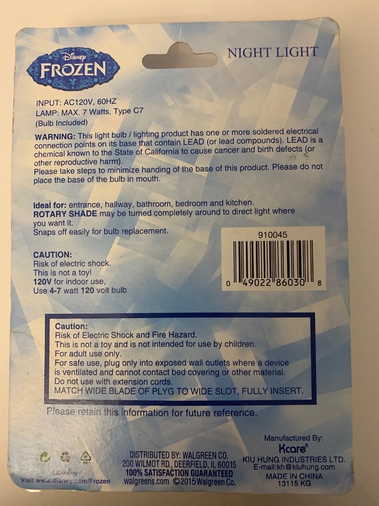 Disney Frozen Night Light