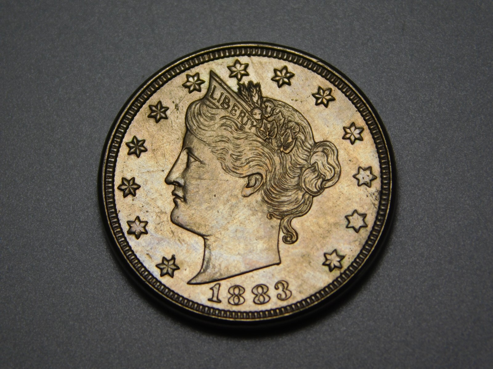 US COINS 1883 LIBERTY V NICKEL NO CENTS