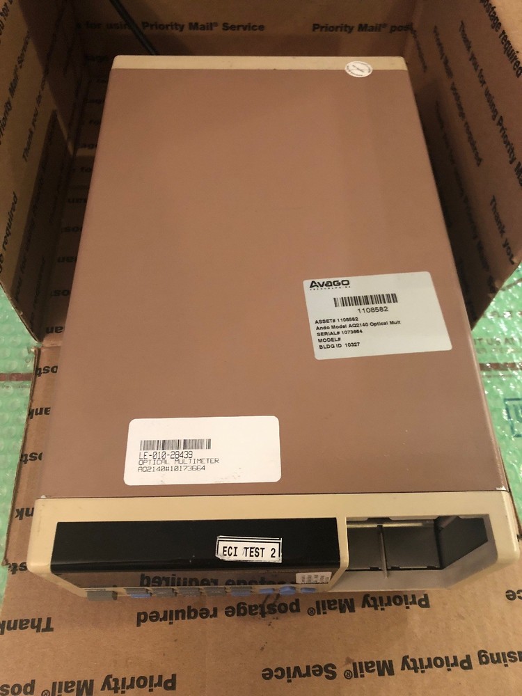 Ando AQ2140 Optical Lightwave Multimeter Two Bay Mainframe