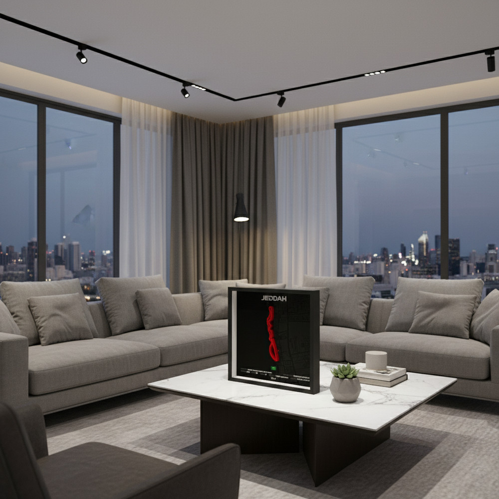 Jeddah Corniche Circuit 3D Shadow Box